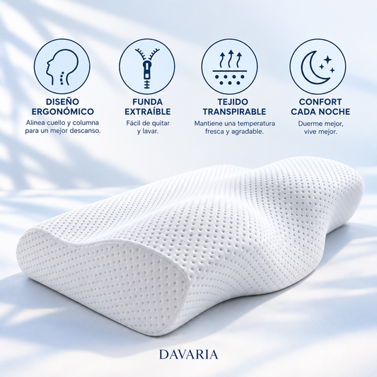 Almohada Cervical Ergonómica Davaria